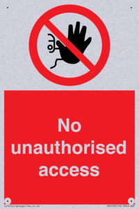 No unauthorised access